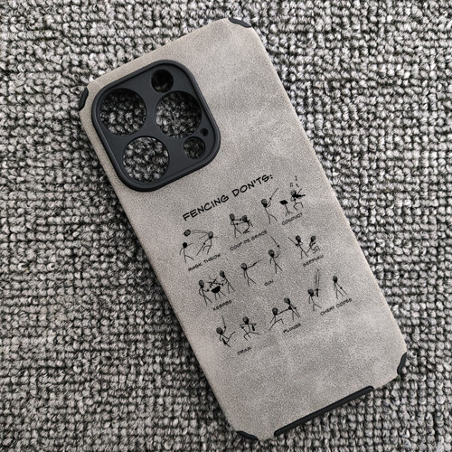 fencing击剑趣味绅士重剑花剑术运动手机壳适用于iphone16苹果小米14三星S24红米K70华为60荣耀200IQOONEO8