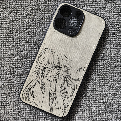 未来日记我妻由乃动漫布纹手机壳适用iphone16苹果15华为P70荣耀90小米14红米K80一加ace3prooppofindx8vivo