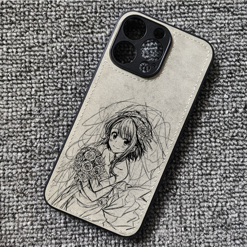 伪恋少女小野寺小咲动漫周边布纹手机壳适用iphone17promax苹果16p华为mate80小米17红米K80一加13iqoo15荣耀
