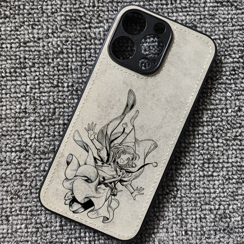 尖帽子的魔法工房动漫周边布纹手机壳适用iphone16promax苹果17华为mate60荣耀win小米17红米K90一加13iqoo15
