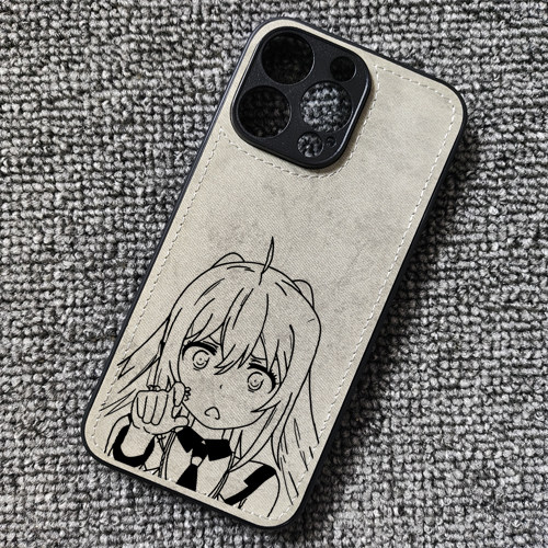 可塑性记忆艾拉动漫周边布纹手机壳适用iphone17苹果16华为NOVA14荣耀400小米15一加13红米k80vivox100OPPO
