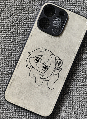 胜利女神DORO表情布纹手机壳适用iphone16p苹果14华为mate70pro荣耀magic6红米K80一加ace3oppofindx8VIVOS20