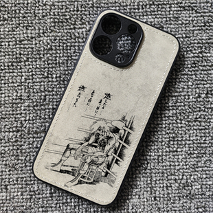 明日之丈矢吹丈动漫周边布纹手机壳适用iphone16苹果15华为P70荣耀90小米14红米K80一加13IQOONEO10vivos20