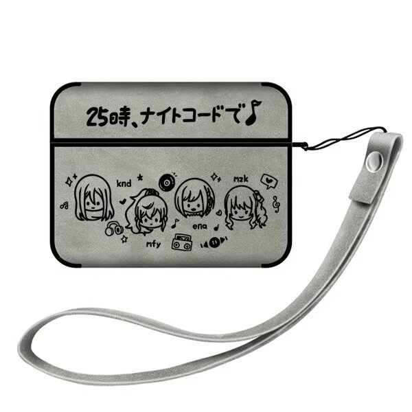 世界计划pjsk周边25时宵崎奏周边苹果耳机保护套适用AirPodsPro第二代耳机保护壳翻毛皮2/3代全包Airpods4代