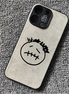 简约travisscott标志布纹手机壳适用iphone17promax苹果16华为mate80荣耀600小米15红米K90一加13iqoo15vivo