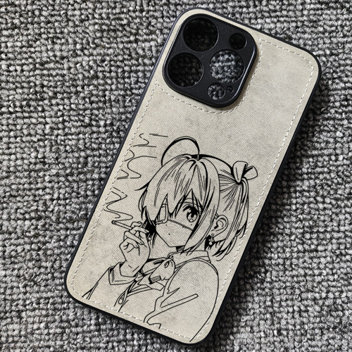 中二病也要谈恋爱小鸟游六花布纹手机壳适用iphone16苹果14华为mate70荣耀400小米15红米K80一加13iqooneo10