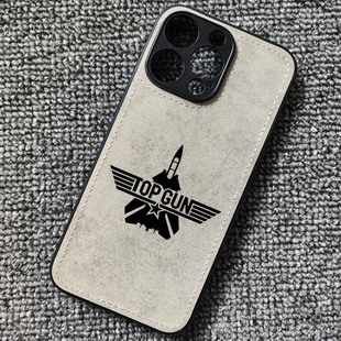 TOPGUN捍卫战士壮志凌云布纹手机壳适用iphone16promax苹果15华为mate60pro小米14红米K80一加13VIVOiqooneo9