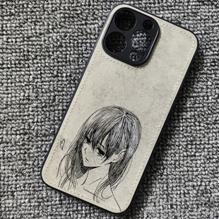 citrus柑橘味的香气动漫周边布纹手机壳适用iphone16P苹果15华为P70荣耀400小米14红米K80一加ace5iqooneo10