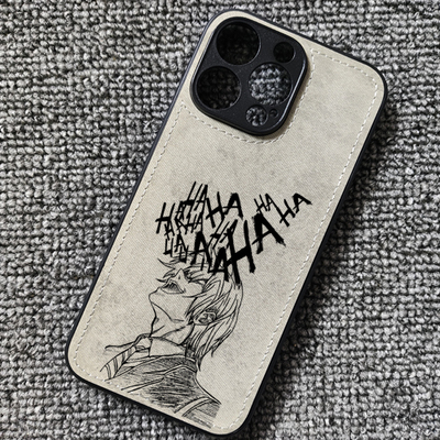 死亡笔记夜神月布纹手机壳适用iphone16pro苹果华为P70MATE60小米15红米K70iqoo13一加ACE3IQOONEO9z9turbo