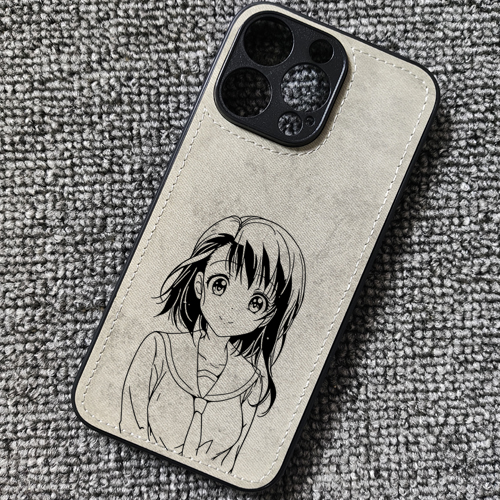 伪恋小野寺小咲动漫周边布纹手机壳适用iphone17苹果16华为NOVA14荣耀400小米15一加13T红米k80vivox90oppo
