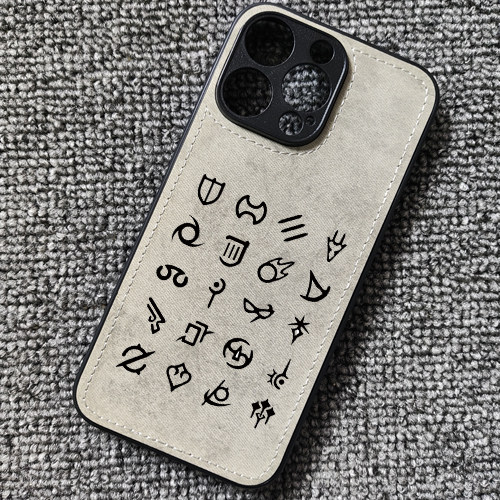 最终幻想FF14职业图标周边布纹手机壳适用iphone16p苹果15华为P60小米14红米K70e至尊iqoo13一加ACE3OPPOVIVO