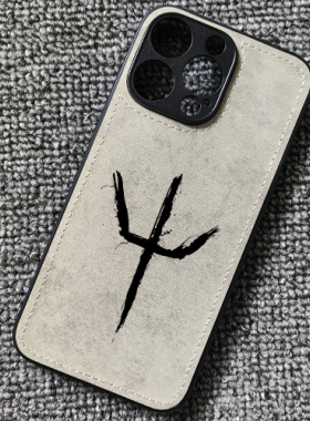 大剑猎魔战记Claymore标志布纹手机壳适用iphone16苹果15华为P70荣耀300小米14红米K80一加ace3prooppofindx8