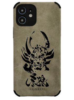 适用于iphone13promax 118plusXR 牙狼 神之牙  动漫鹿绒皮手机壳