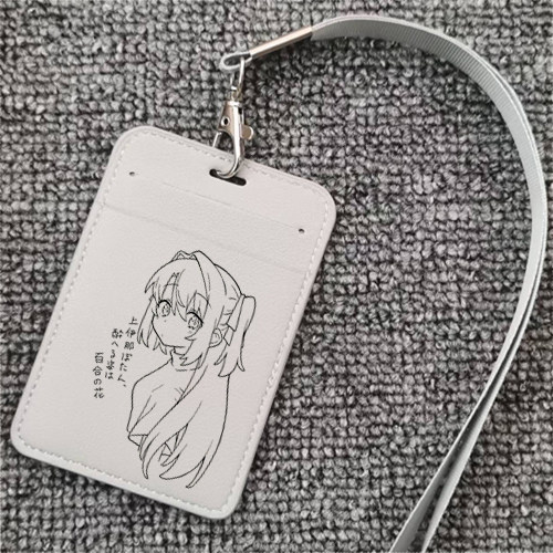 上伊那牡丹醉姿如百合般周边公交卡套学生卡套地铁卡饭卡皮质卡套