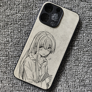 塞西莉亚周边白圣女与黑牧师布纹手机壳适用iphone17苹果16pro华为mate60荣耀400小米17红米K90一加13iqoo15