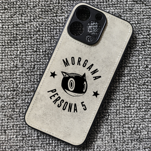 女神异闻录5摩尔加纳周边布纹手机壳适用iphone16promax苹果15华为P60小米14红米K70Eiqooneo8一加ACE3IQOO12