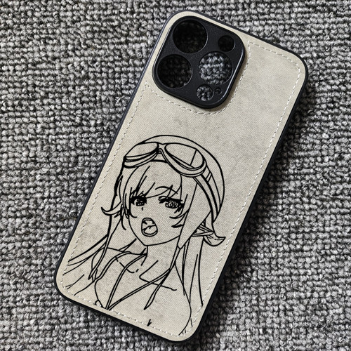 忍野忍动漫伤伪物语少女布纹手机壳适用iphone16promax苹果15华为mate70红米K80小米14iqooneo9一加13IQOO12