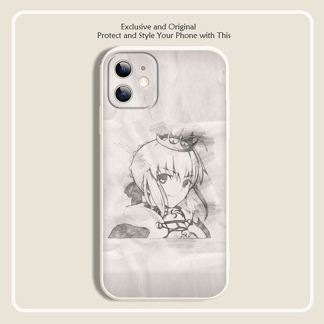fate saber呆毛王动漫周边手机壳适用iphone14硅胶苹果VIVOOPPO小米13一加ACE2荣耀华为三星红米