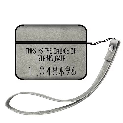 命运石之门牧濑红莉栖周边苹果蓝牙耳机保护套适用AirPodsPro第二代耳机保护壳翻毛皮1/2/3代全包Airpods4代