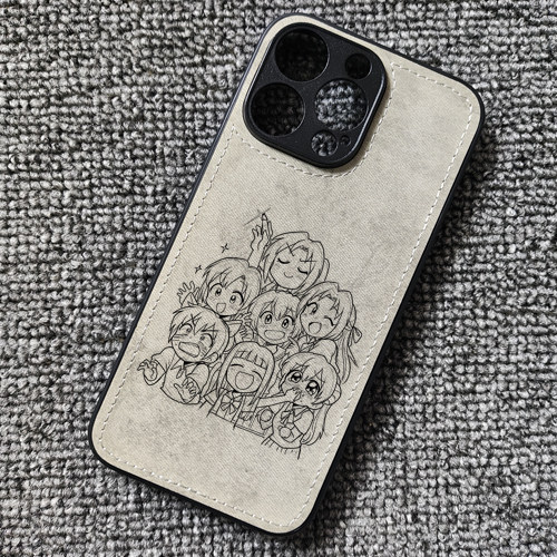 寒蝉鸣泣之时前原圭一龙宫礼奈周边布纹手机壳适用iphone16苹果华为mate60荣耀600小米17红米K80一加13iqoo15