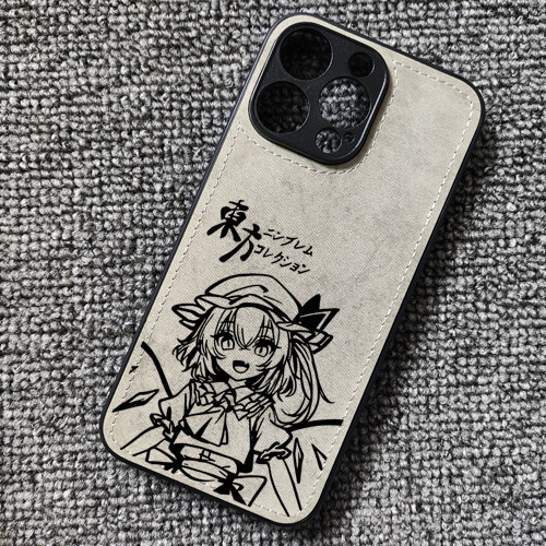 东方project芙兰朵露动漫布纹手机壳适用iphone17苹果华为mate60小米17红米K80iqoo15一加ace6荣耀WINFINDX9