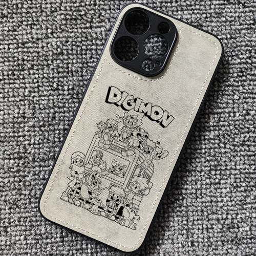 数码宝贝动漫周边布纹手机壳适用iphone16promax苹果17华为mate60小米15红米K80至尊iqooneo10一加13荣耀WIN