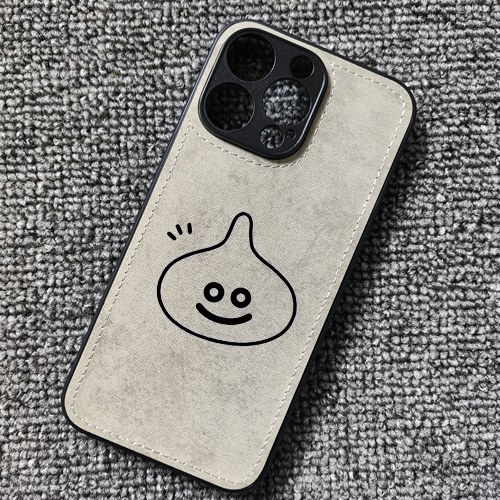 勇者斗恶龙史莱姆周边布纹手机壳适用iphone16pROMAX苹果15华为P60小米14红米K70至尊iqoo13一加ACE3OPPOVIVO