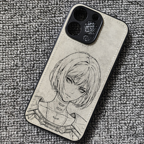 claymore大剑克蕾雅动漫周边布纹手机壳适用iphone16苹果17华为mate60荣耀win小米17红米K90一加13iqoo15ACE6