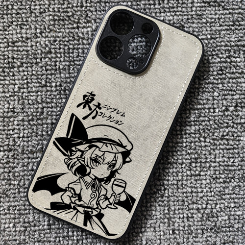 东方project蕾米莉亚周边布纹手机壳适用iphone16promax苹果17华为mate60荣耀win小米17红米K90一加13iqoo15