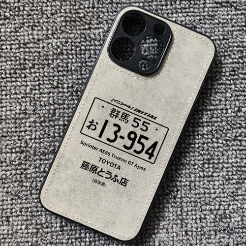 头文字d藤原豆腐店动漫周边布纹手机壳适用iphone16pro苹果15华为mate60小米14红米K70至尊iqooneo5一加ACE3