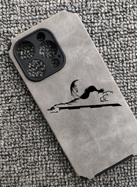 进击的巨人三笠动漫周边手机壳适用iphone15promax苹果14小米13红米K70华为NOVA10P60荣耀90三星S23uVIVOX90