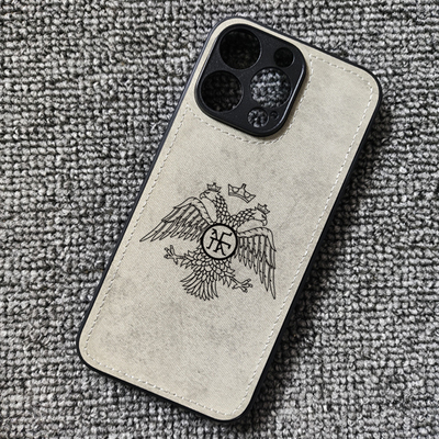 东罗马拜占庭帝国双头鹰Byzantine布纹手机壳适用iphone16p苹果15华为mate60小米14红米K70至尊iqooneo5OPPO