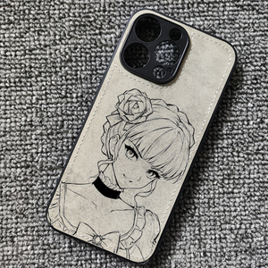 楼贝海猫鸣泣之时周边布纹手机壳适用iphone16p苹果17华为mate80荣耀600小米15红米K80一加13iqooneo10VIVO