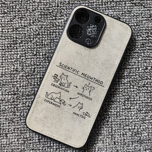 猫咪摔杯四部曲周边布纹手机壳适用iphone17苹果16华为mate60荣耀600小米17红米K80一加13iqoo15TVIVOS60OPPO