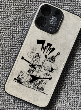 flcl特别的她动漫周边布纹手机壳适用iphone17p苹果16华为mate70小米15一加ace6红米k80iqoo15vivox90荣耀100