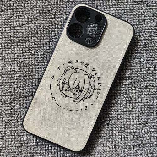 中二病小鸟游六花周边布纹手机壳适用iphone15pro苹果16小米14红米k70华为NO14一加13一加ACE5RENO14荣耀400