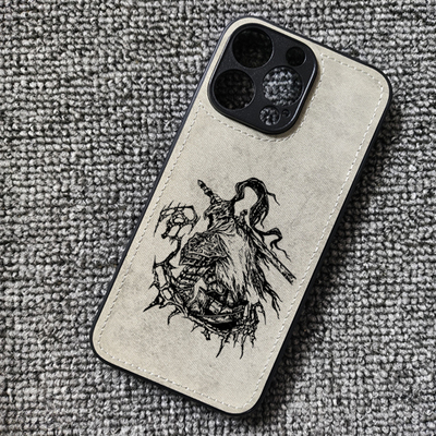 黑暗之魂亚尔特留斯布纹手机壳适用iphone16promax苹果17华为mate60荣耀winrt小米14红米K80一加13ACE6vivo