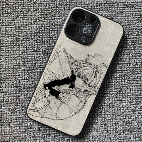 线稿庄方宜周边布纹手机壳适用iphone16promax苹果17华为mate80荣耀600WIN小米13红米K90一加13iqooneo11oppo