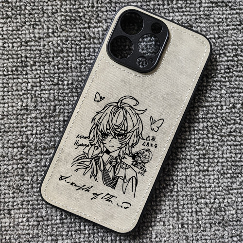 百夜米迦尔终结的炽天使周边布纹手机壳适用iphone18pro苹果17华为mate80荣耀WIN小米17红米K80一加15iqoo13