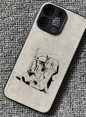 少女终末旅行动漫周边布纹手机壳适用iphone16promax苹果15华为P60小米14红米K70Eiqooneo8一加ACE3IQOO12