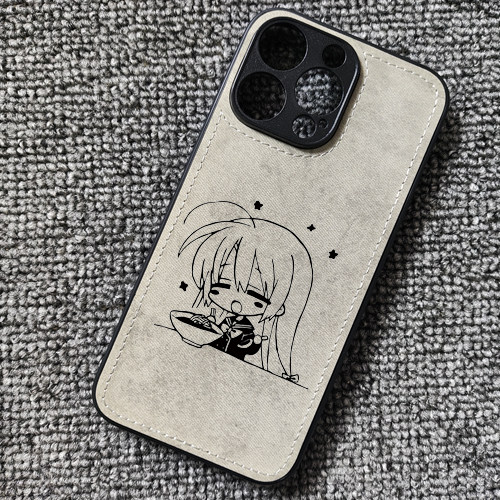 魔女的夜宴绫地宁宁游戏周边布纹手机壳适用iphone16pro苹果17华为mate80荣耀600小米17红米K90一加13iqoo15