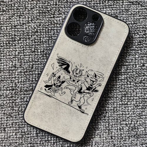 怪物猎人崛起牙猎犬周边布纹手机壳适用iphone18pro苹果17华为荣耀MAGIC9红米K90小米17一加16iqoo16VIVOX500