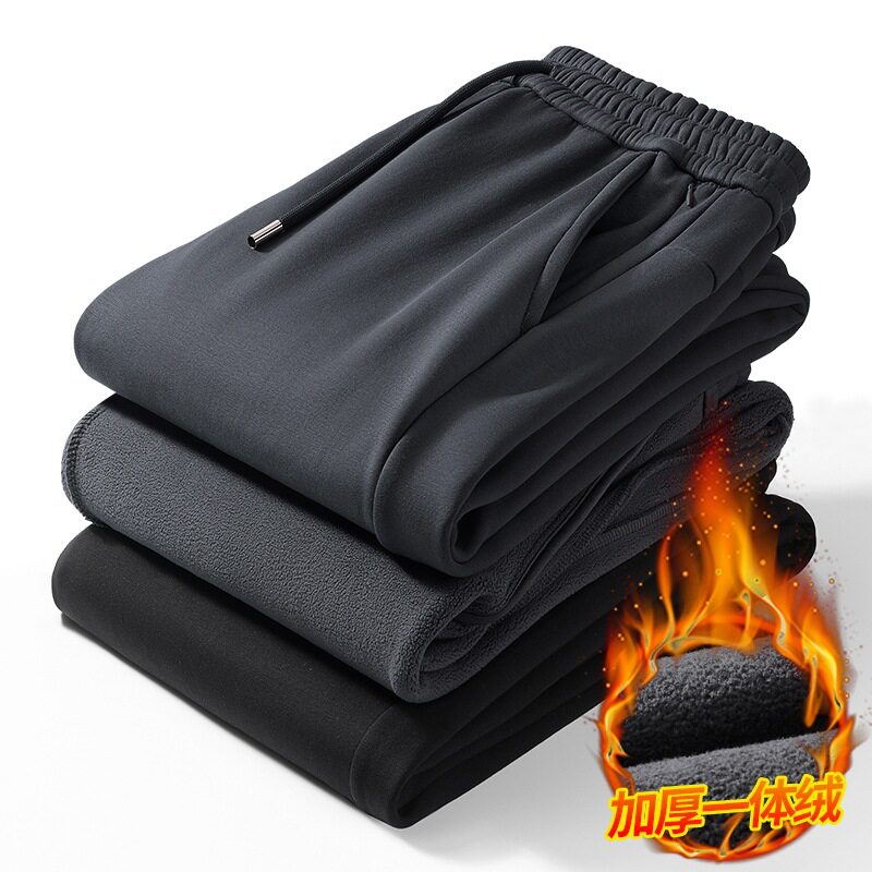 彬纳利M-9XL 2026大码男士重磅棉裤卫裤春秋冬季大码加绒运动男裤