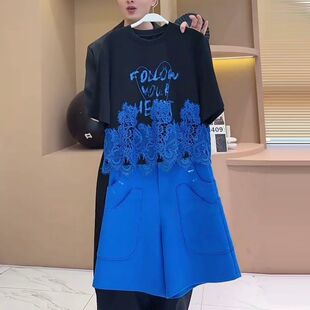 欧货高级感时尚休闲套装女2026夏季新款小众百搭上衣短裤两件套潮