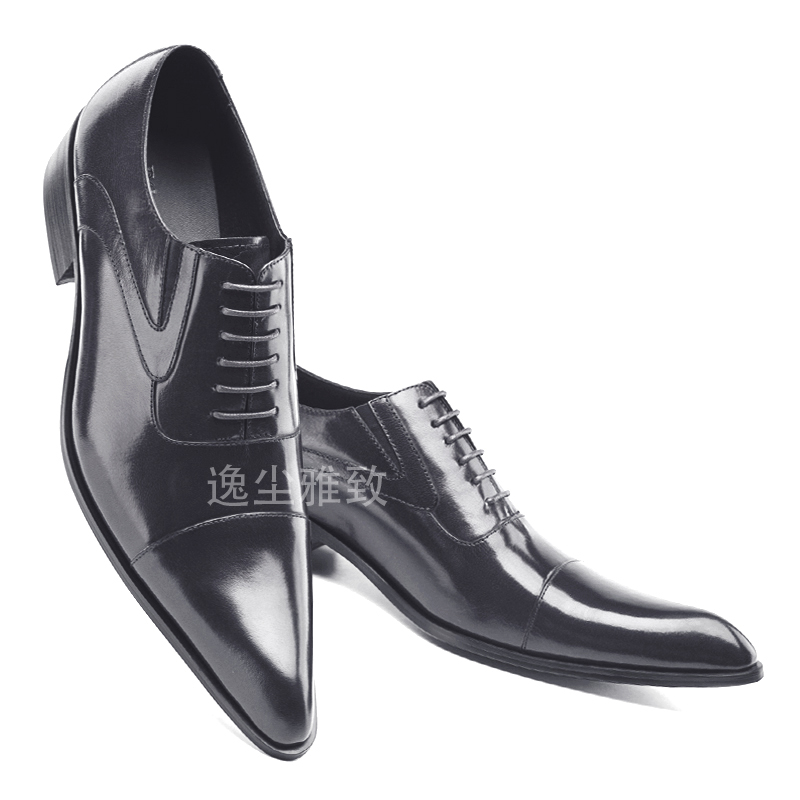 逸尘雅致日本商务风系带高跟皮鞋