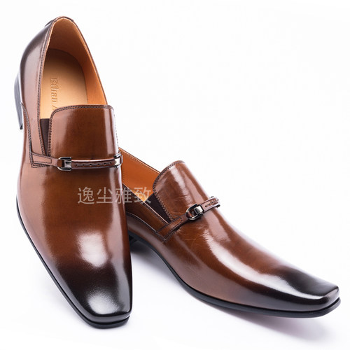逸尘雅致高档正装风舞台演出皮鞋