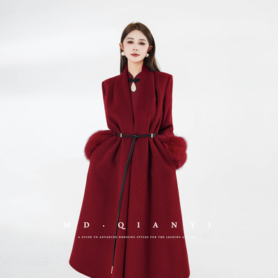 MD千亿【北国佳人】2025冬季保暖气质百搭显瘦毛呢外套