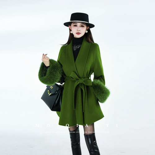 MD千亿【青绒逸衣】2025秋冬时尚百搭秋冬羊毛毛呢外套