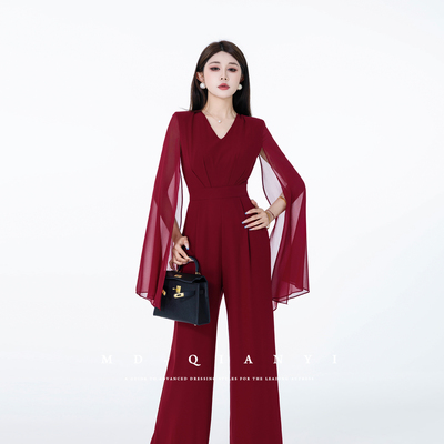 MD千亿【律政佳人】2026夏季气质高腰显瘦名媛轻奢连体裤