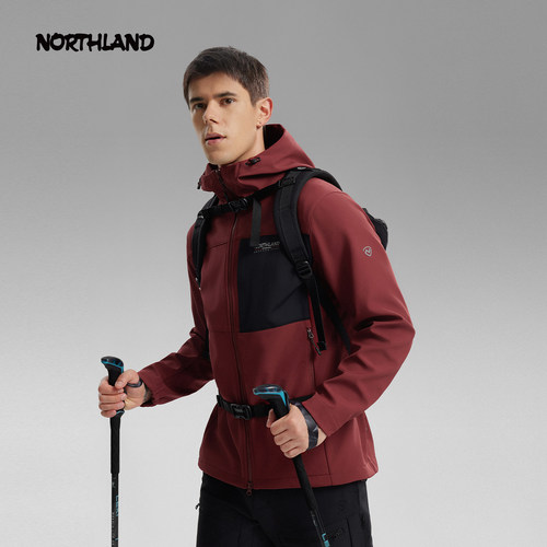 诺诗兰三防软壳衣2025新款登山服